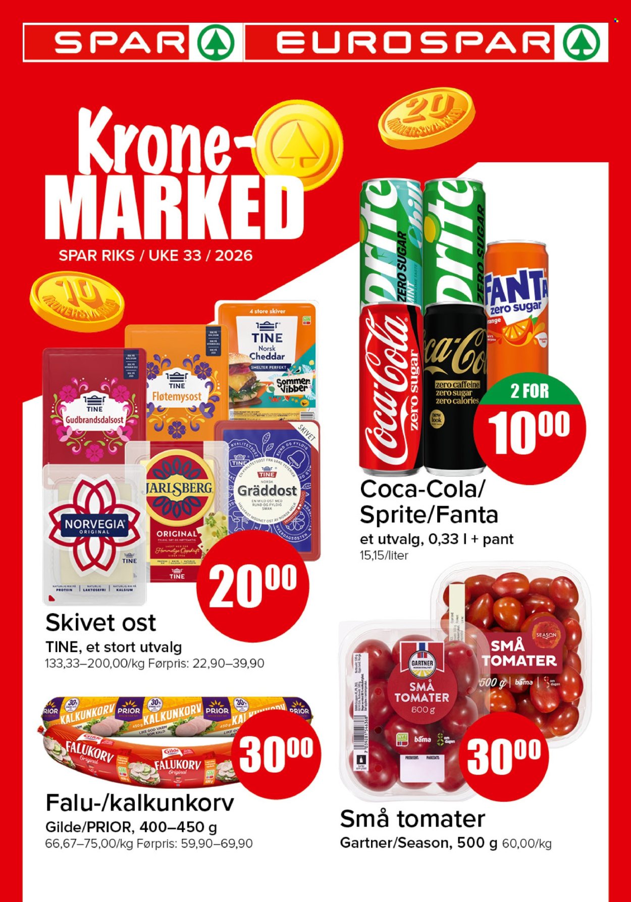 Kundeavis SPAR - 10.8.2026 - 16.8.2026. Side 1