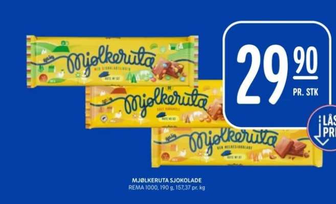 Mjolkeruta Sjokolade