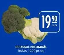 BROKKOLI/BLOMKÅL