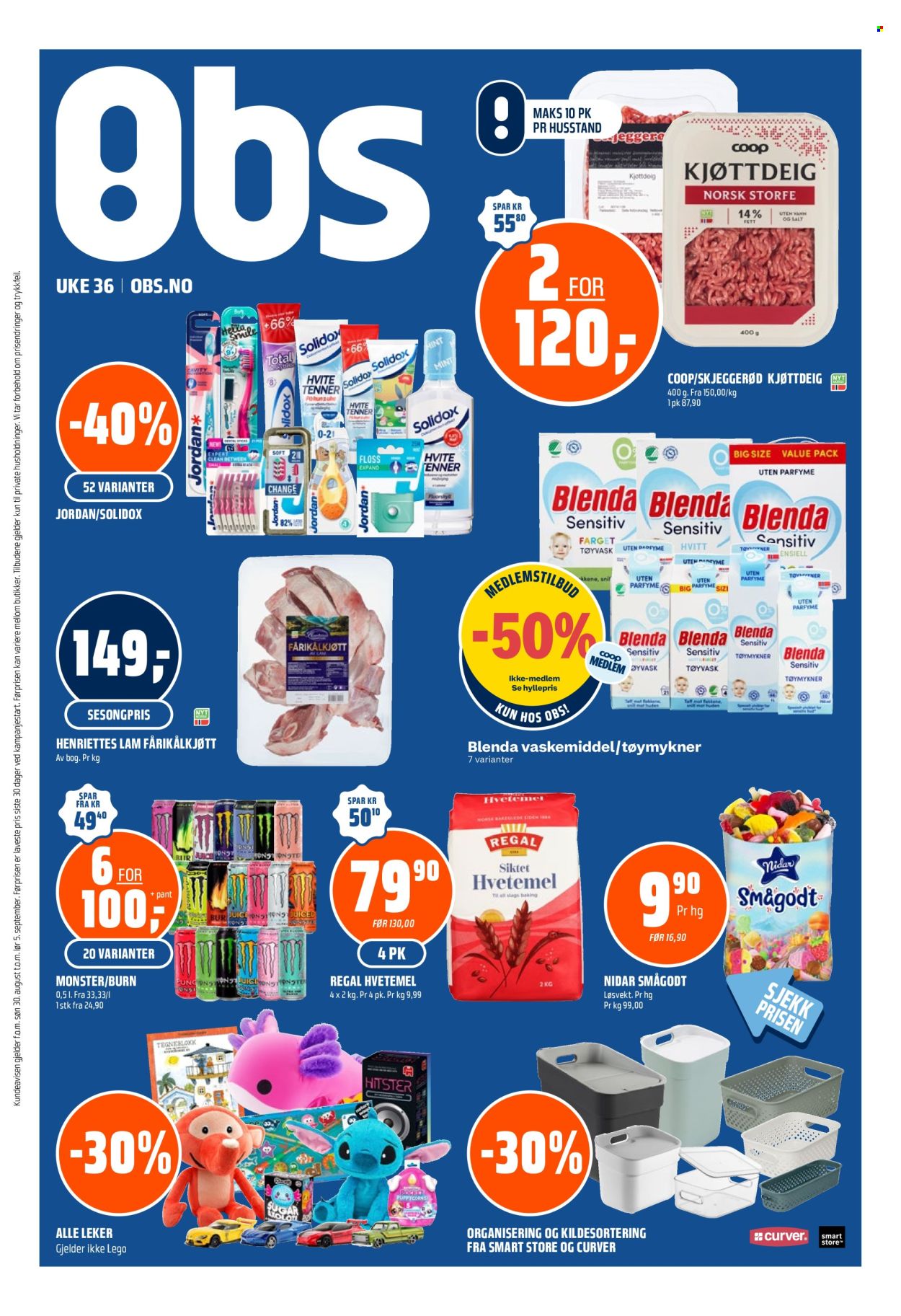 Kundeavis Coop Obs - 30.8.2026 - 5.9.2026. Side 1
