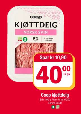 Coop kjøttdeig