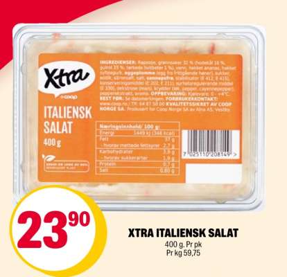 XTRA ITALIENSK SALAT
