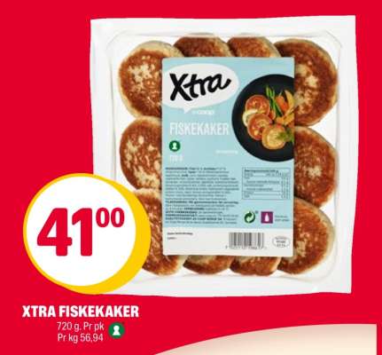 XTRA FISKEKAKER