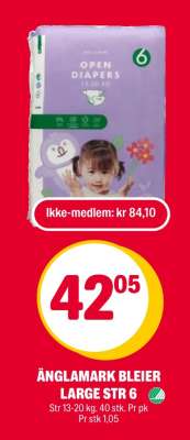 ÄNGLAMARK BLEIER LARGE STR 6