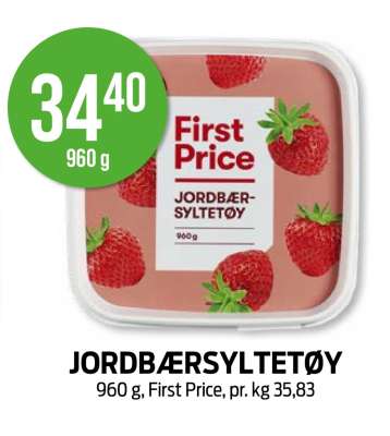 JORDBÆRSYLTETØY