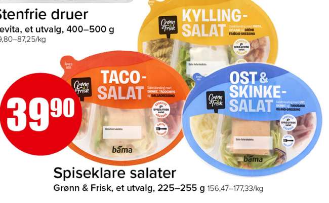 Spiseklare salater