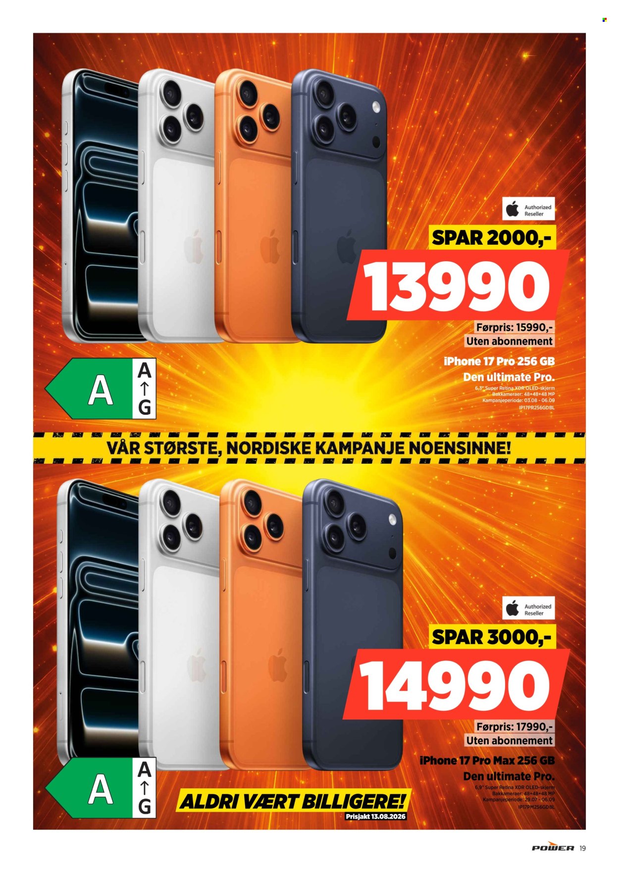 Kundeavis Power - 31.8.2026 - 6.9.2026. Side 19