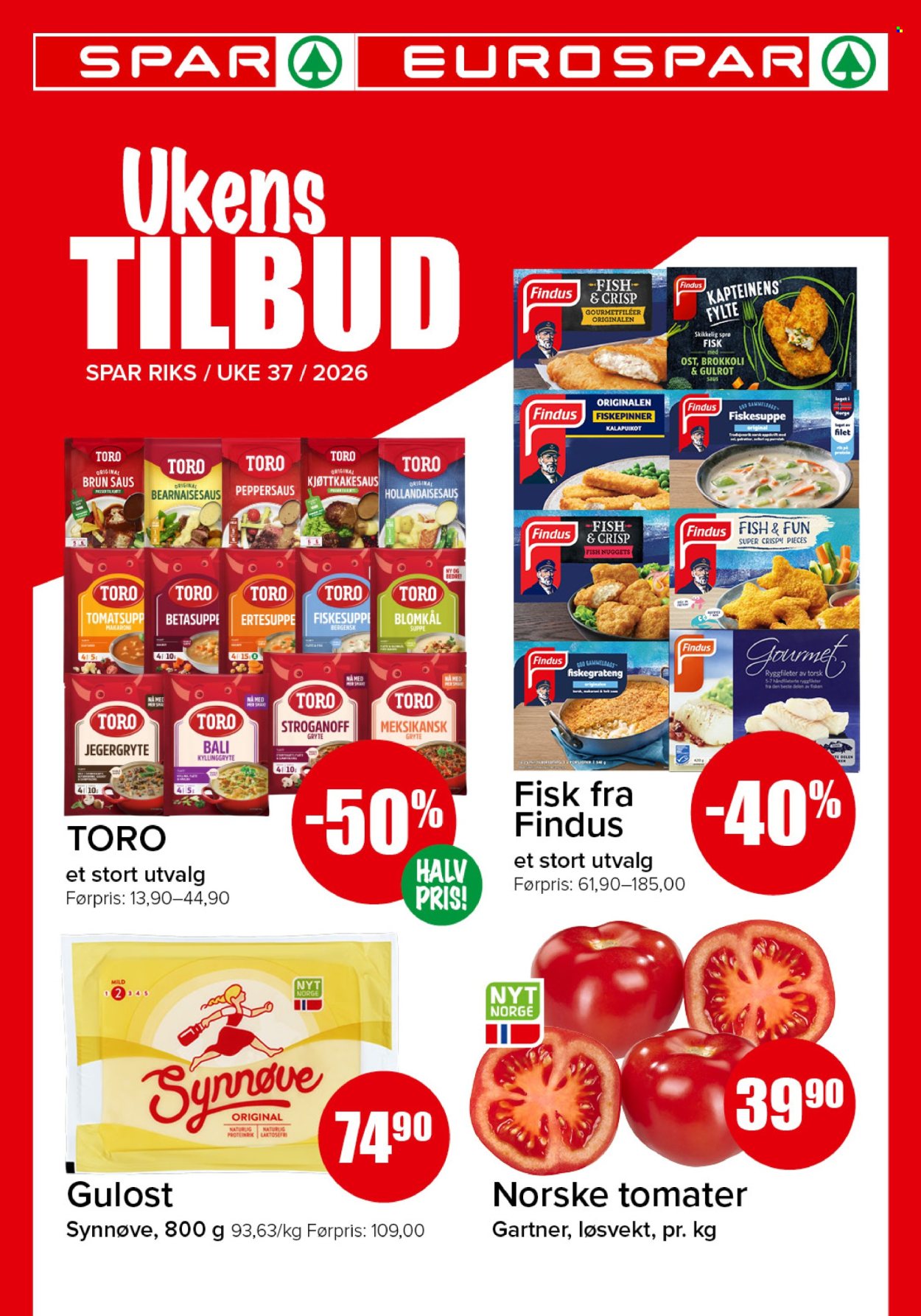 Kundeavis SPAR - 7.9.2026 - 13.9.2026. Side 1
