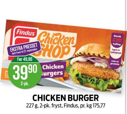 CHICKEN BURGER