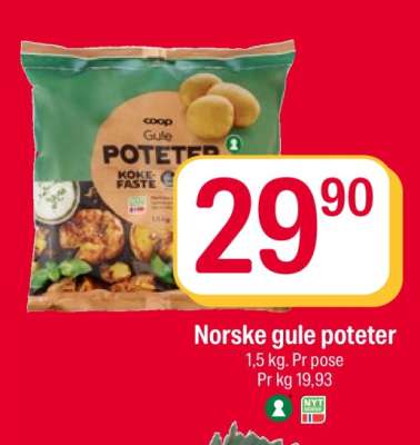 Norske gule poteter