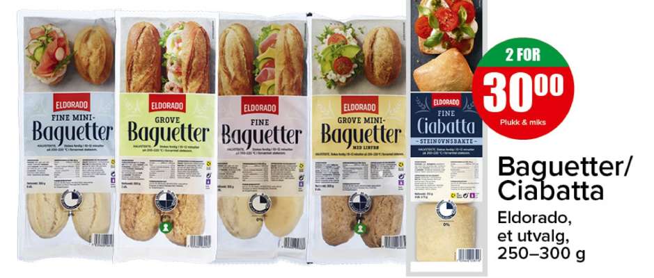 Baguetter/Ciabatta
