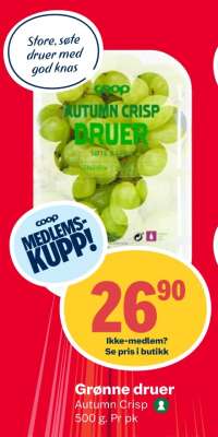 GRØNNE DRUER