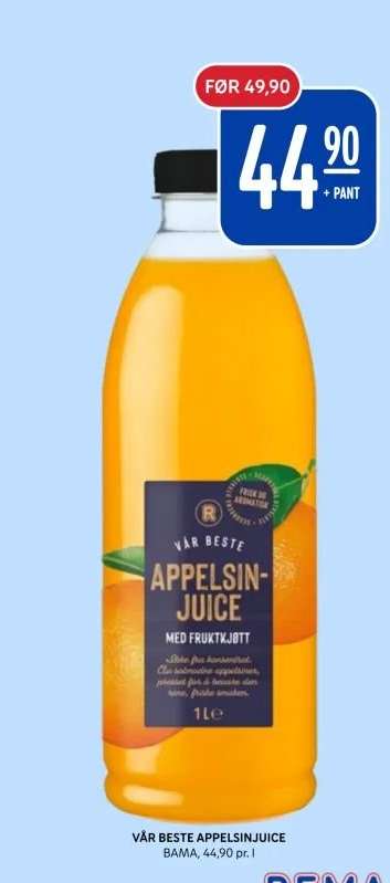 VÅR BESTE APPELSINJUICE