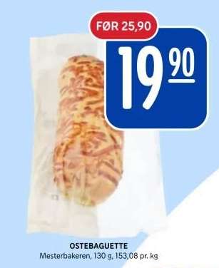Ostebaguette