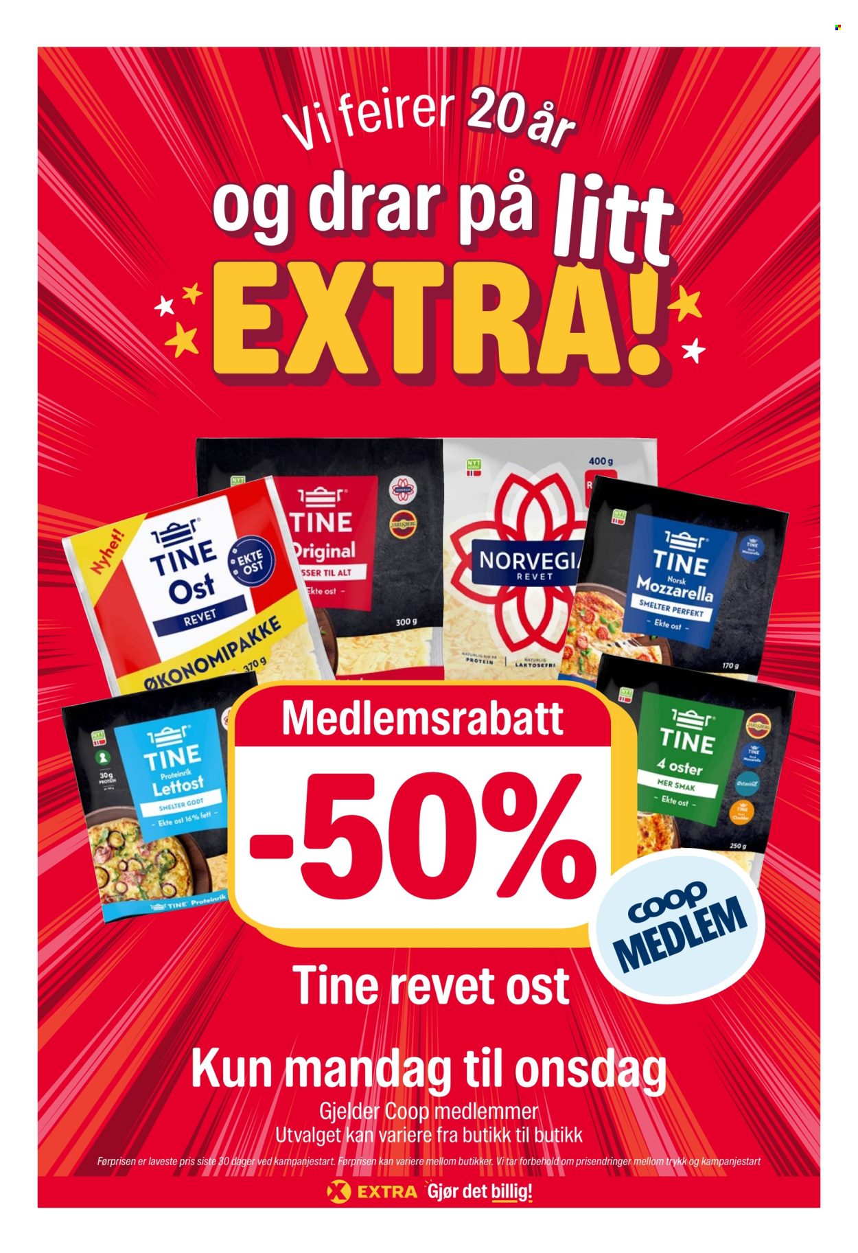 Kundeavis Coop Extra - 21.9.2026 - 27.9.2026. Side 1