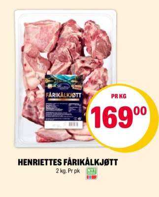 HENRIETTES FÅRIKÅLKJØTT
