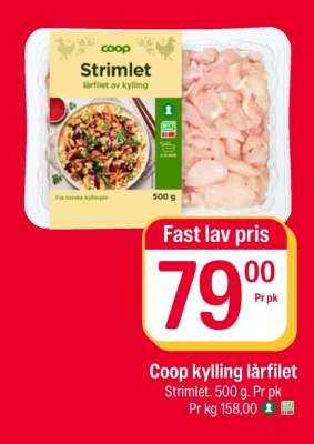 Coop kylling lårfilet