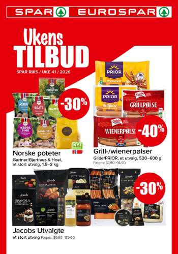 Kundeavis SPAR - 5.10.2026 - 11.10.2026.