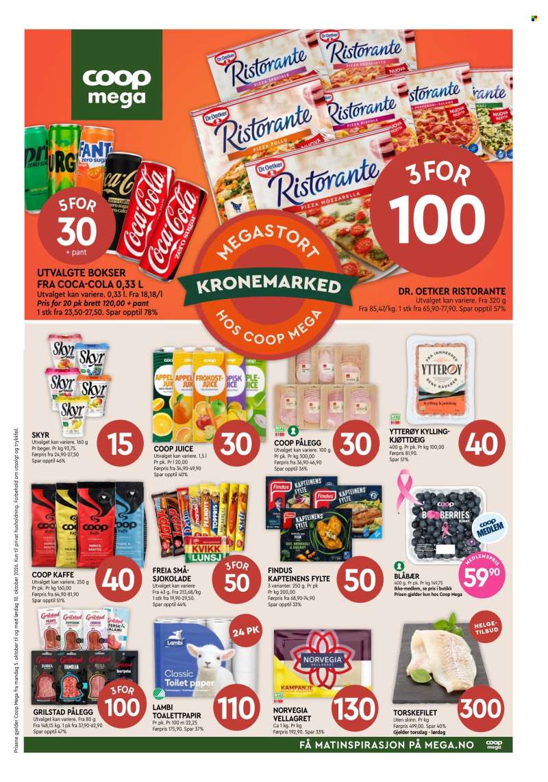 Kundeavis Coop Mega - 5.10.2026 - 10.10.2026.