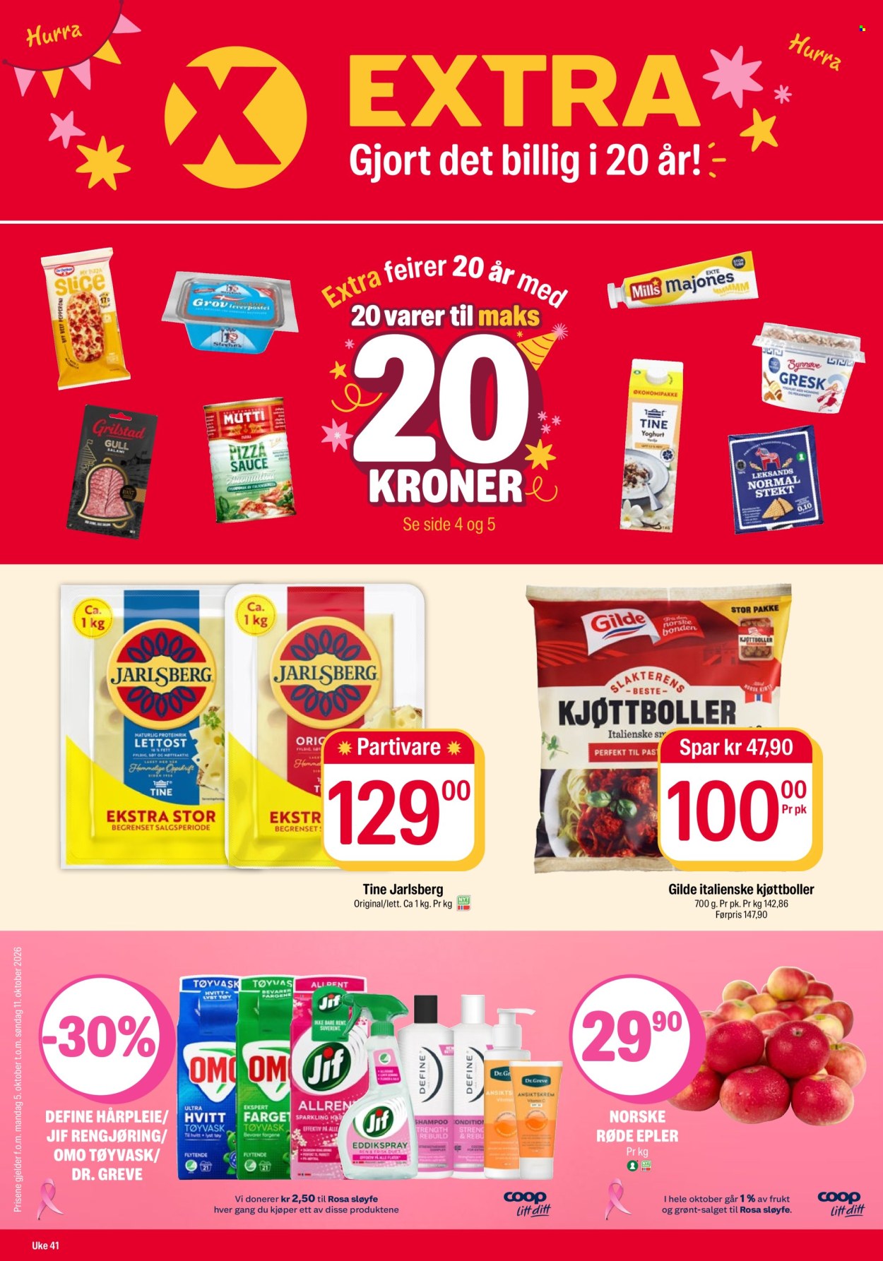 Kundeavis Coop Extra - 5.10.2026 - 11.10.2026. Side 1