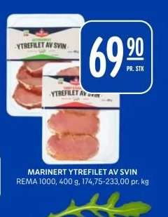 MARINERT YTREFILET AV SVIN
