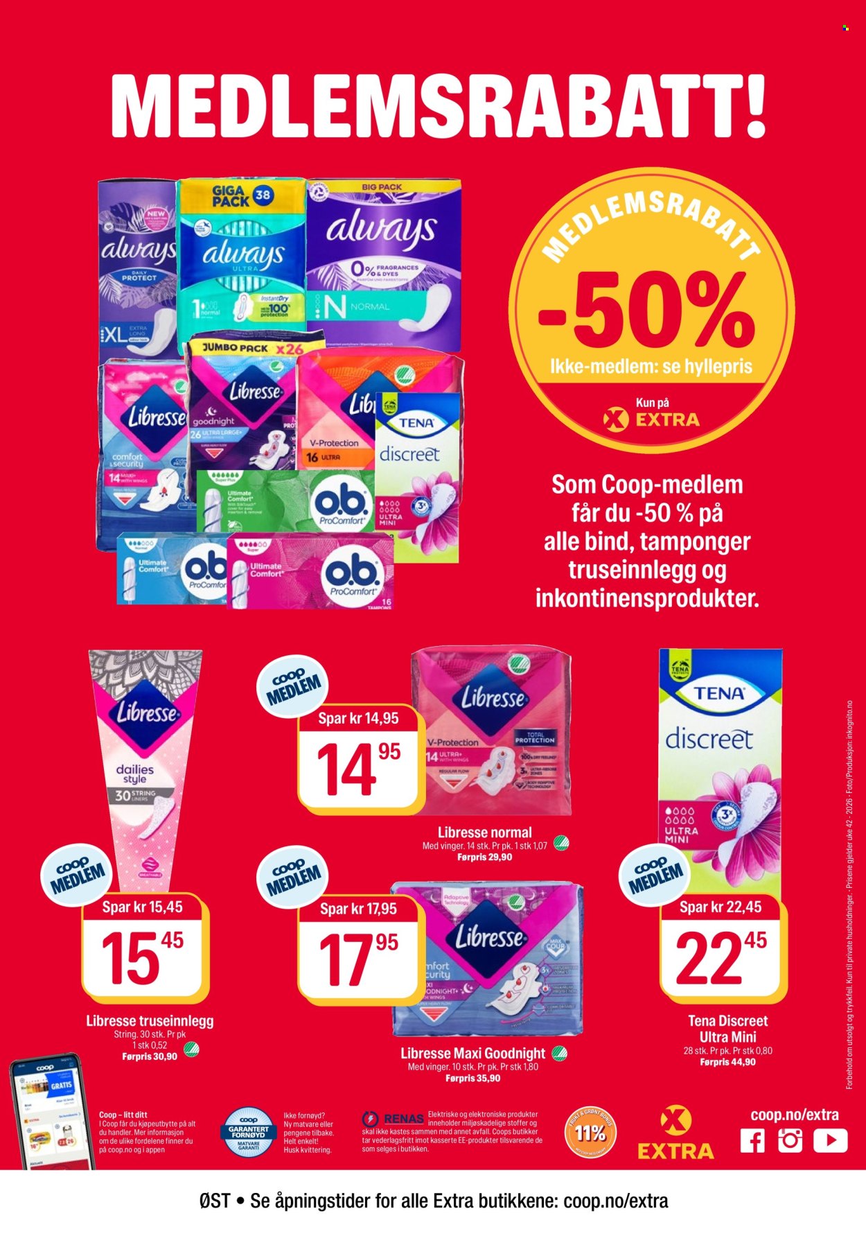 Kundeavis Coop Extra - 12.10.2026 - 18.10.2026. Side 26