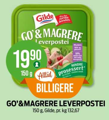 GO'&MAGRERE LEVERPOSTEI