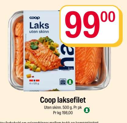 Coop laksefilet