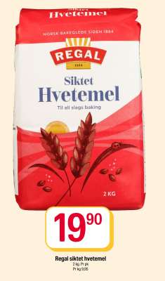 Regal siktet hvetemel