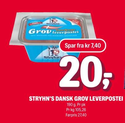Stryhn’s dansk grov leverpostei