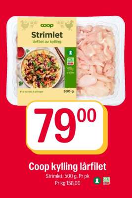 Coop kylling lårfilet
