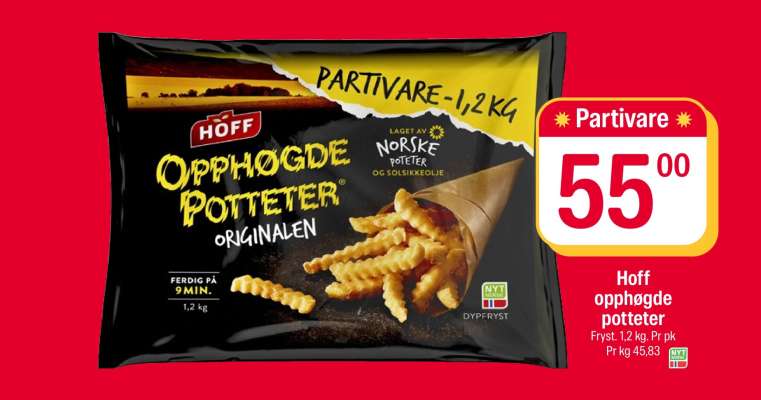 Hoff Opphøgde Poteter
