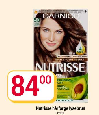 Nutrisse hårfarge lysebrun