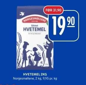Hvetemel 2KG
