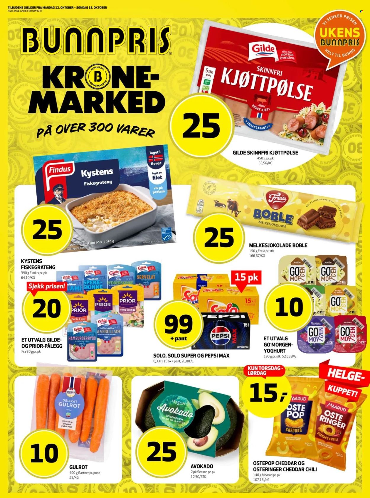 Kundeavis Bunnpris - 12.10.2026 - 18.10.2026. Side 1