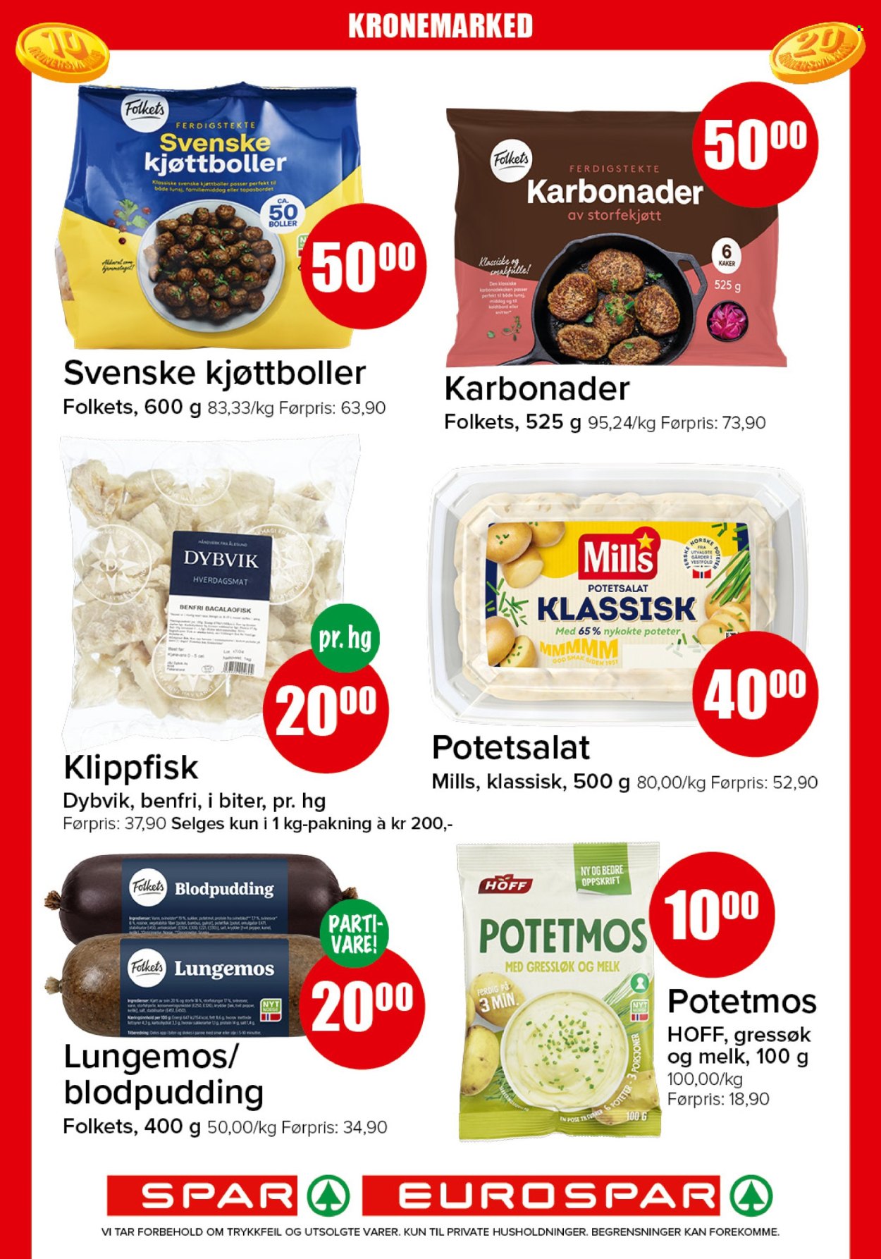 Kundeavis SPAR - 19.10.2026 - 25.10.2026. Side 5