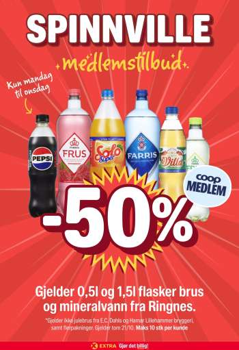 Kundeavis Coop Extra - 19.10.2026 - 25.10.2026.