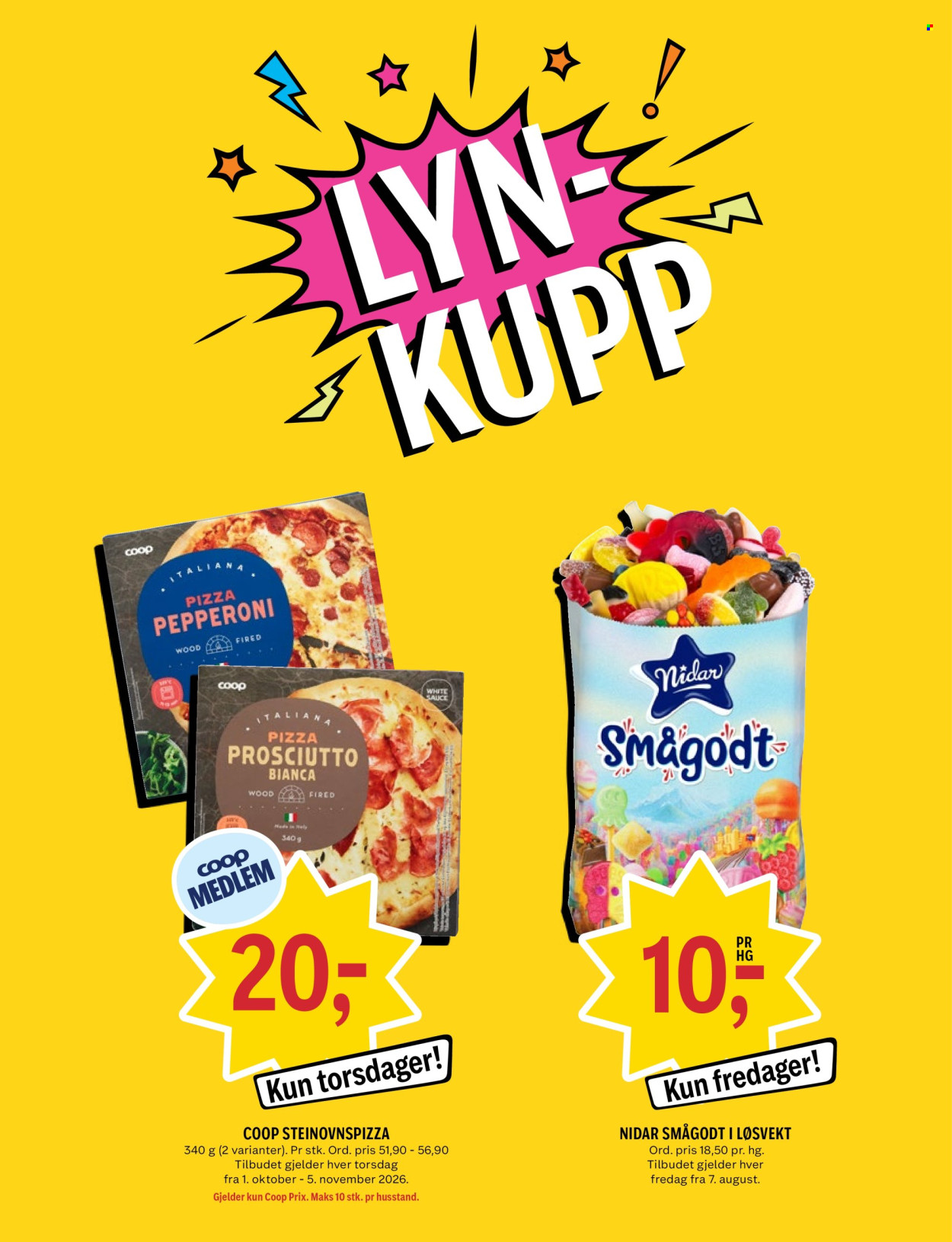 Kundeavis Coop Prix - 19.10.2026 - 25.10.2026. Side 10