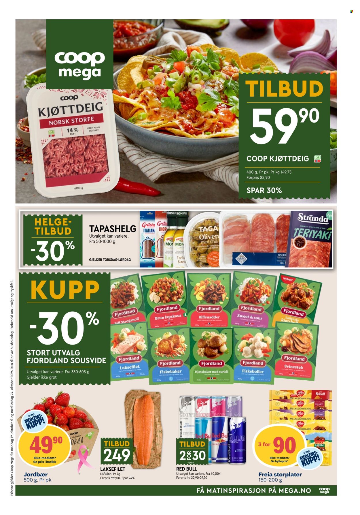 Kundeavis Coop Mega - 19.10.2026 - 24.10.2026. Side 1