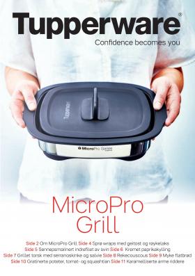 Tupperware - MicroPro Grill oppskriftshefte 1