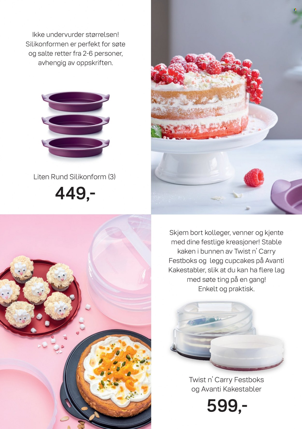 Kundeavis Tupperware - Produkter fra tilbudsaviser - cupcakes. Side 3.